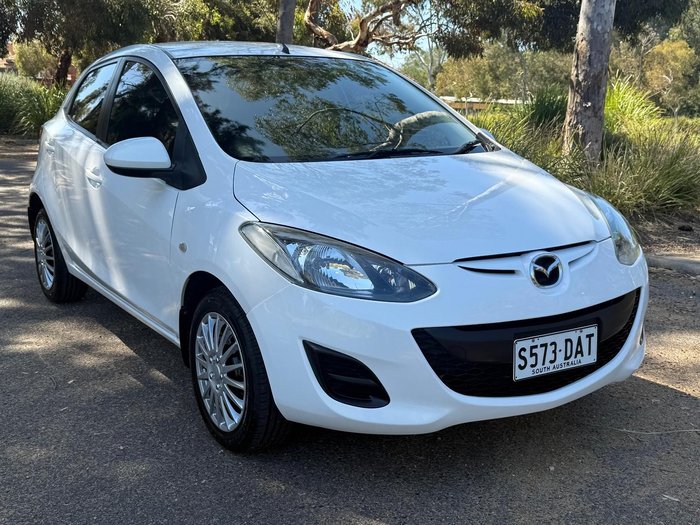 2012 Mazda 2 Neo DE Series 2 MY12 Crystal White Pearl
