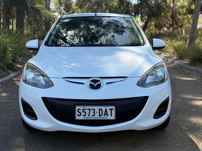 2012 Mazda 2 Neo DE Series 2 MY12 Crystal White Pearl