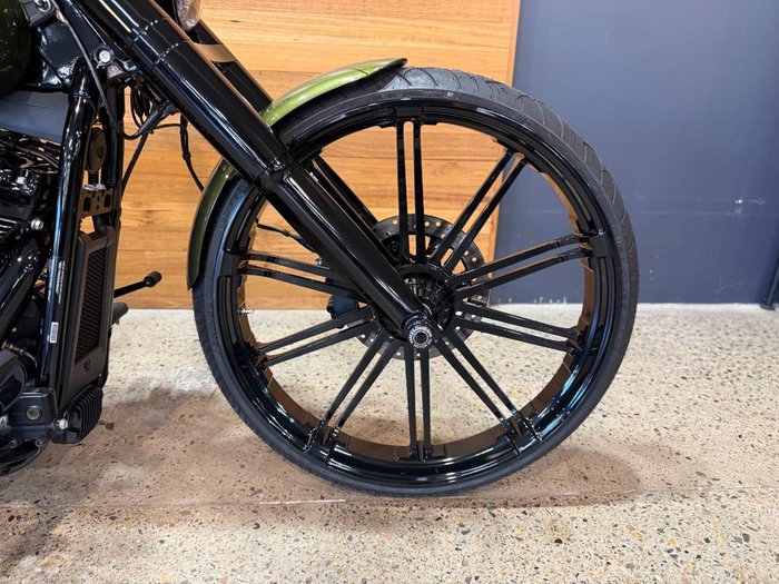 2022 Harley-davidson FXBRS BREAKOUT (114) MINERAL GREEN DENIM