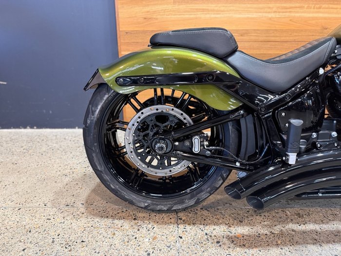 2022 Harley-davidson FXBRS BREAKOUT (114) MINERAL GREEN DENIM