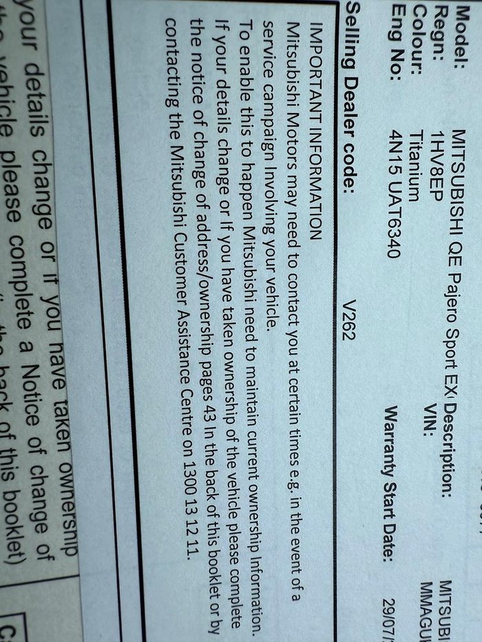 2016 Mitsubishi Pajero Sport Exceed