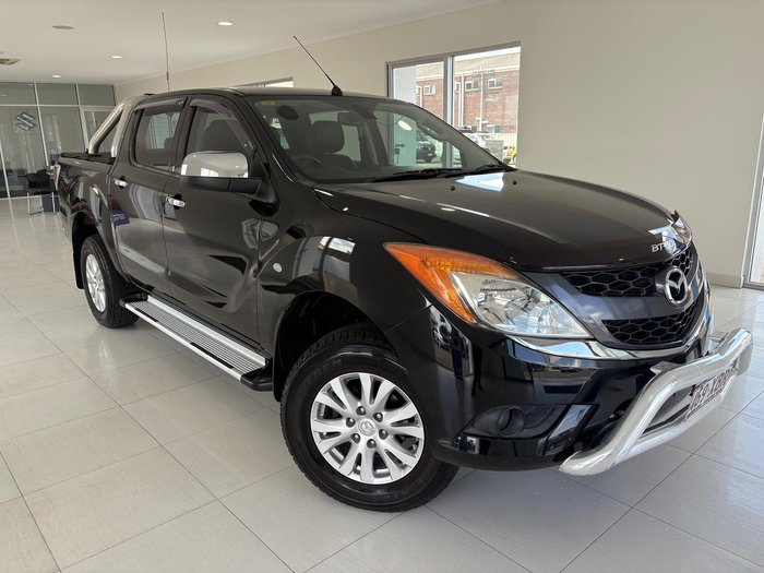 2012 Mazda BT-50 GT UP 4X4 Dual Range Black