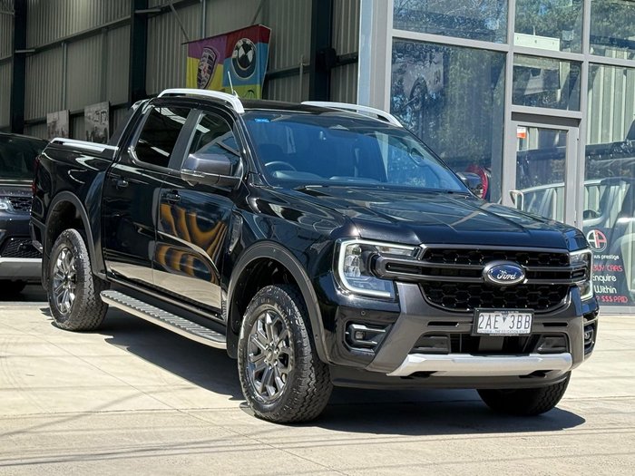 2024 Ford Ranger Wildtrak MY24.50 4X4 Dual Range Shadow Black