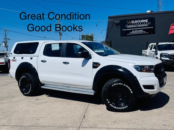 2018 Ford Ranger XL Plus PX MkII MY18 4X4 Dual Range Cool White