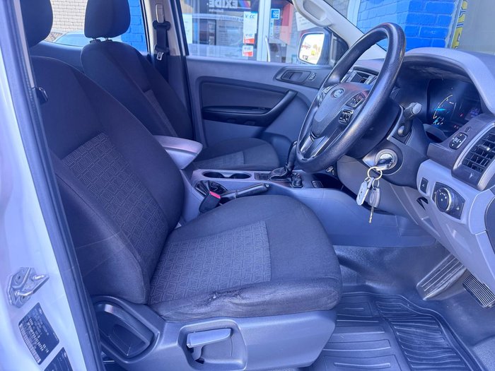 2018 Ford Ranger XL Plus PX MkII MY18 4X4 Dual Range Cool White