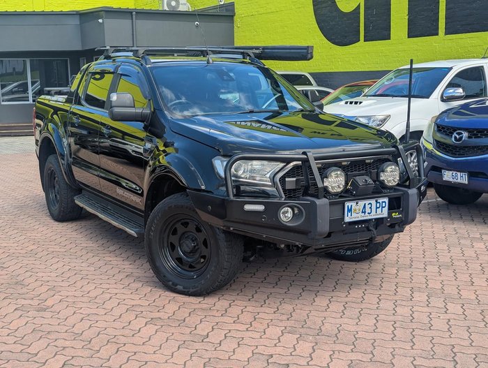 2018 Ford Ranger Wildtrak PX MkIII MY19 4X4 Dual Range Shadow Black
