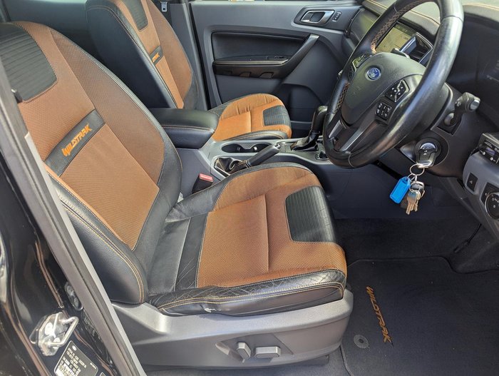 2018 Ford Ranger Wildtrak PX MkIII MY19 4X4 Dual Range Shadow Black