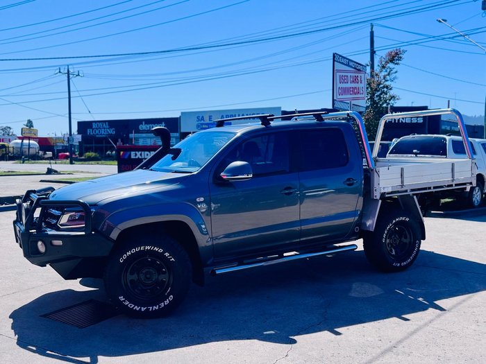 2018 Volkswagen Amarok TDI550 Highline 2H MY19 4X4 Constant Indium Grey