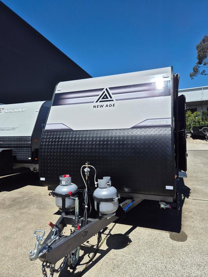 2025 New Age Caravans Road Owl Ro21be Escape My25.5 Family Bunk Van