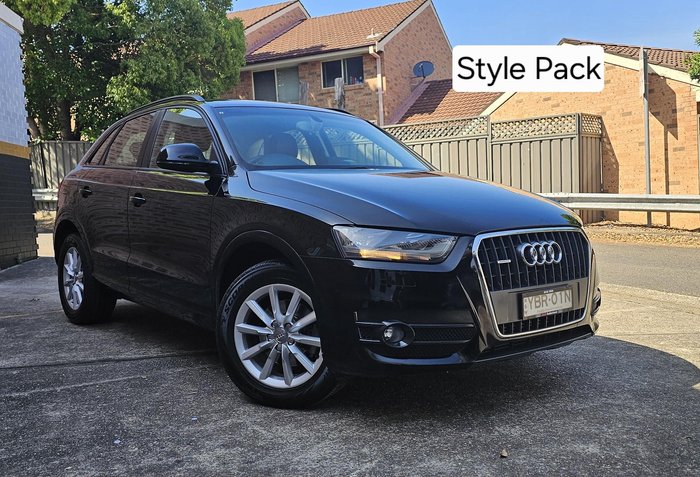 2013 Audi Q3 TFSI 8U MY13 Four Wheel Drive Brilliant Black