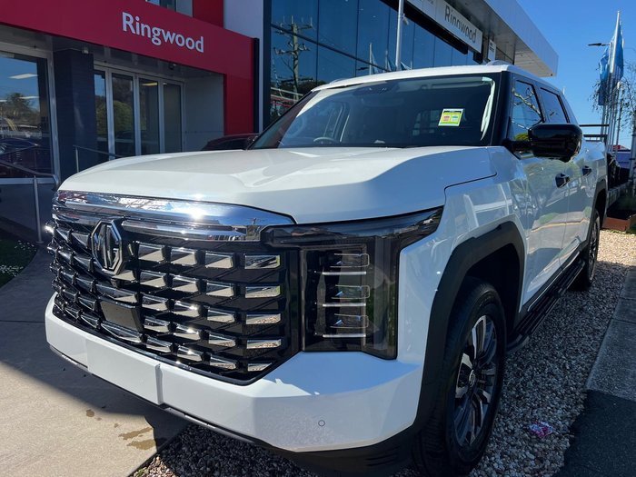 2025 MG MGU9 Explore X EKK1C MY25 4X4 Dual Range Alpine White