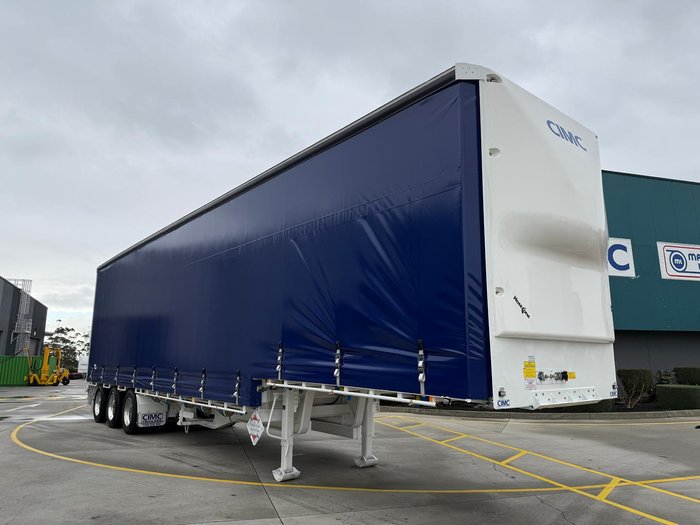 2025 CIMC 34 Pallet Drop Deck Mezz Curtainsider B Double 