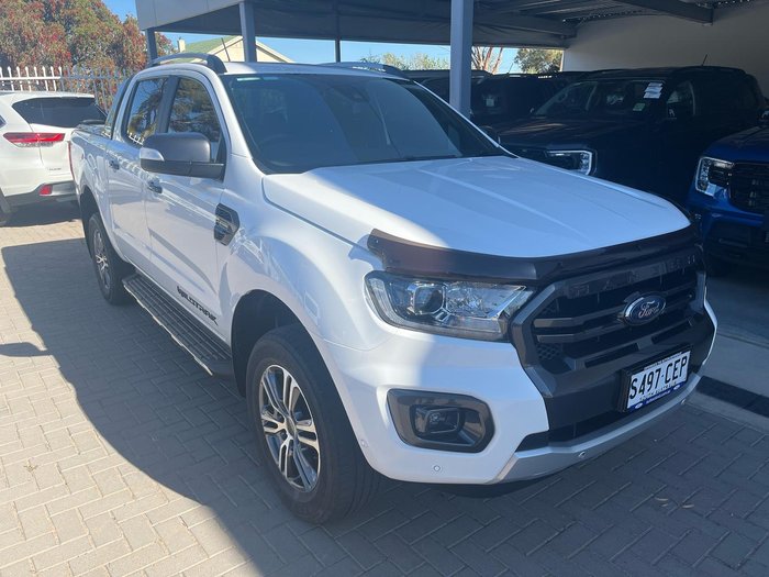2020 Ford Ranger Wildtrak PX MkIII MY20.25 4X4 Dual Range Arctic White