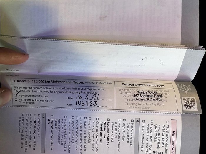 2018 Toyota Hilux SR