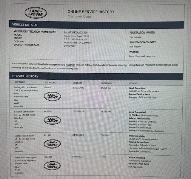 2022 Land Rover Range Rover Sport P575 SVR Carbon Edition