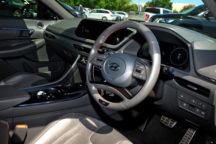 2021 Hyundai Sonata N Line DN8.V1 MY21 White Cream