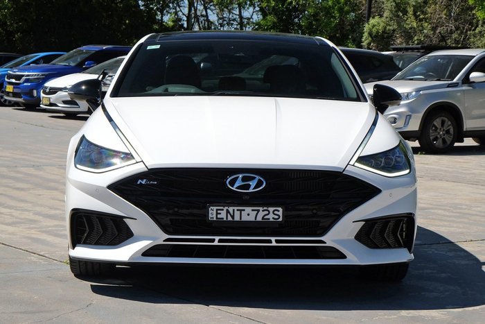 2021 Hyundai Sonata N Line DN8.V1 MY21 White Cream