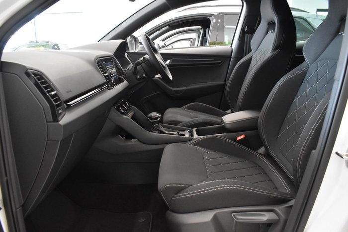 2024 SKODA Karoq 110TSI Sportline NU MY24 Moon White