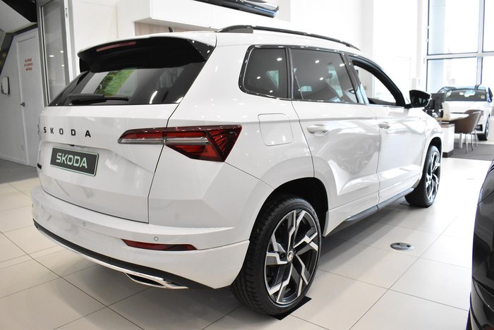 2024 SKODA Karoq 110TSI Sportline NU MY24 Moon White