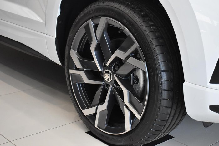 2024 SKODA Karoq 110TSI Sportline NU MY24 Moon White