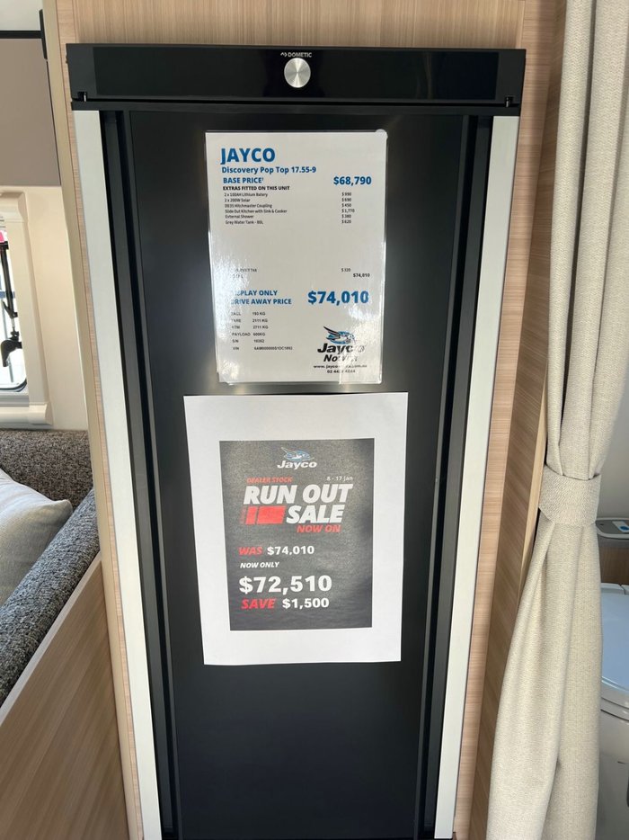 2025 JAYCO DISCOVERY 17.55-9.OB.DY-MY25