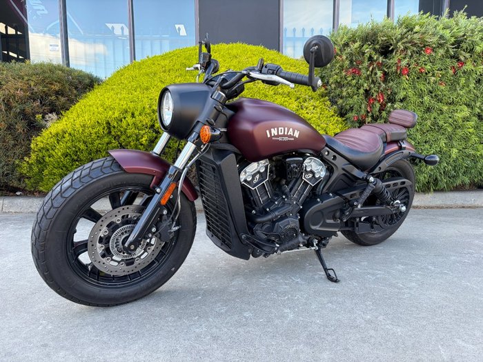 2022 Indian SCOUT BOBBER MAROON METALLIC
