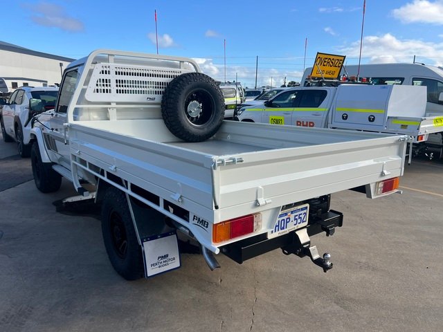 2022 Toyota Landcruiser Military LC70 T/D Single Cab Chassis GXL French Vanilla