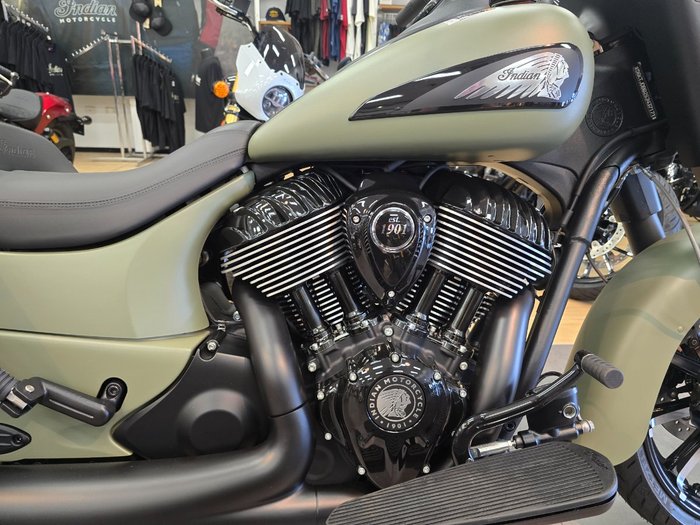 2025 Indian SPRINGFIELD MOSS GREEN SMOK
