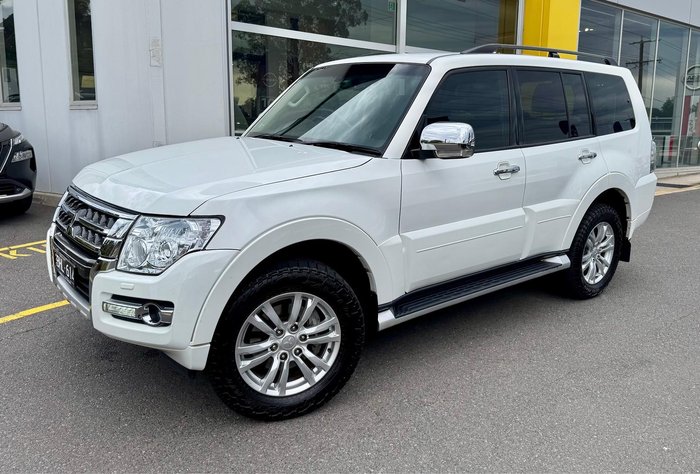 2019 Mitsubishi Pajero GLS NX MY19 4X4 Dual Range White