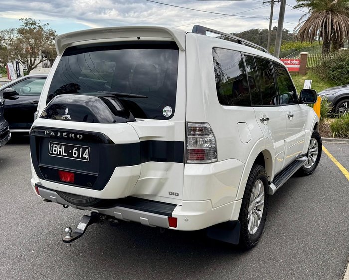 2019 Mitsubishi Pajero GLS NX MY19 4X4 Dual Range White