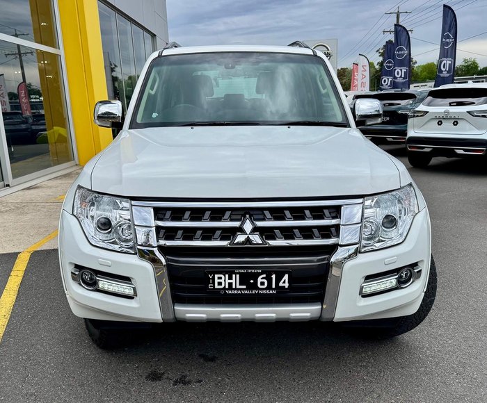 2019 Mitsubishi Pajero GLS NX MY19 4X4 Dual Range White