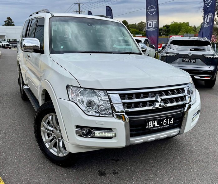 2019 Mitsubishi Pajero GLS NX MY19 4X4 Dual Range White