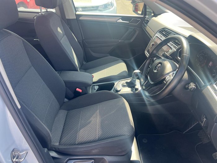 2018 Volkswagen Tiguan 110TDI Comfortline Allspace 5N MY18 Four Wheel Drive White Silver