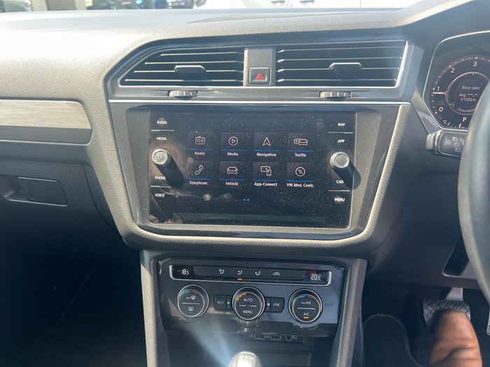 2018 Volkswagen Tiguan 110TDI Comfortline Allspace 5N MY18 Four Wheel Drive White Silver