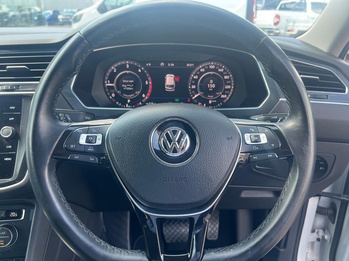 2018 Volkswagen Tiguan 110TDI Comfortline Allspace 5N MY18 Four Wheel Drive White Silver