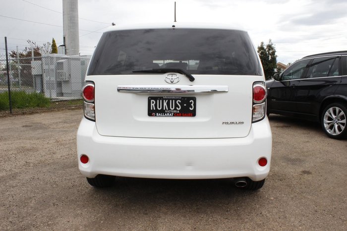 2011 Toyota Rukus Build 3 AZE151R Glacier White