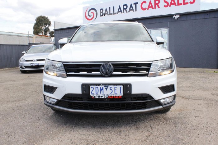 2017 Volkswagen Tiguan 132TSI Comfortline 5N MY17 Four Wheel Drive Pure White