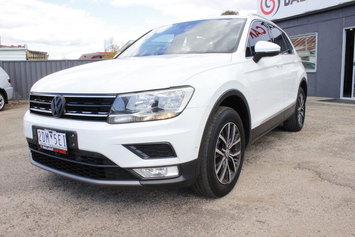 2017 Volkswagen Tiguan 132TSI Comfortline 5N MY17 Four Wheel Drive Pure White