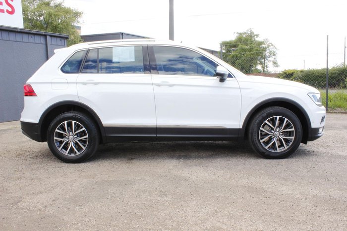 2017 Volkswagen Tiguan 132TSI Comfortline 5N MY17 Four Wheel Drive Pure White