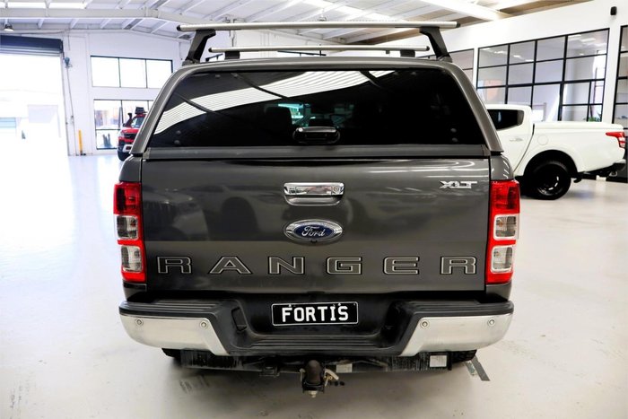 2018 Ford Ranger XLT PX MkIII MY19 4X4 Dual Range Meteor Grey