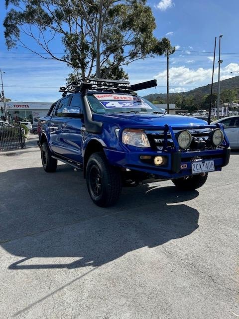 2014 Ford Ranger XLT PX 4X4 Dual Range Aurora Blue