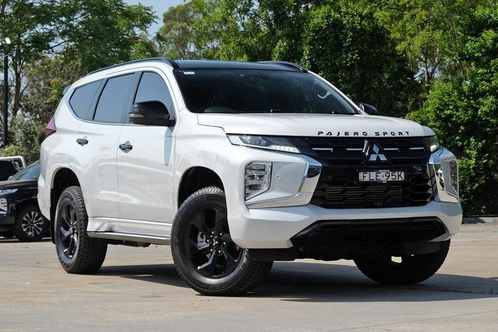 2024 Mitsubishi Pajero Sport GSR QG MY24 4X4 Dual Range White Diamond with Black Roof