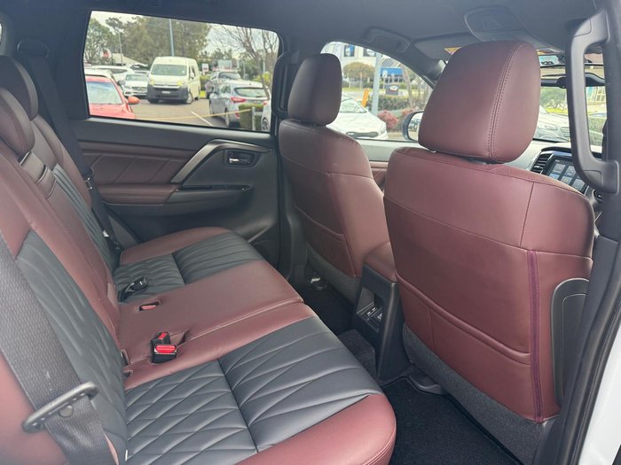 2024 Mitsubishi Pajero Sport GSR QG MY24 4X4 Dual Range White Diamond with Black Roof
