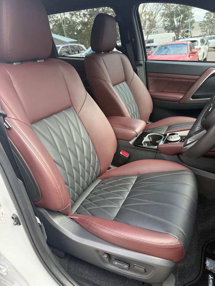 2024 Mitsubishi Pajero Sport GSR QG MY24 4X4 Dual Range White Diamond with Black Roof