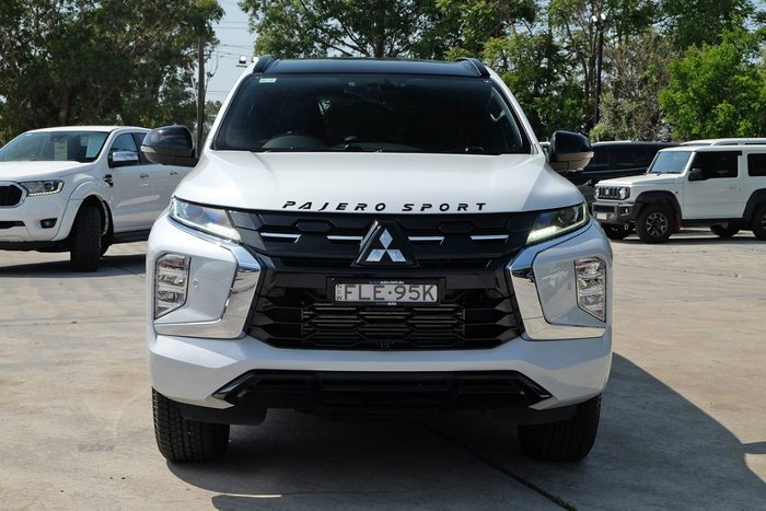 2024 Mitsubishi Pajero Sport GSR QG MY24 4X4 Dual Range White Diamond with Black Roof