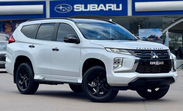 2024 Mitsubishi Pajero Sport GSR QG MY24 4X4 Dual Range White Diamond with Black Roof