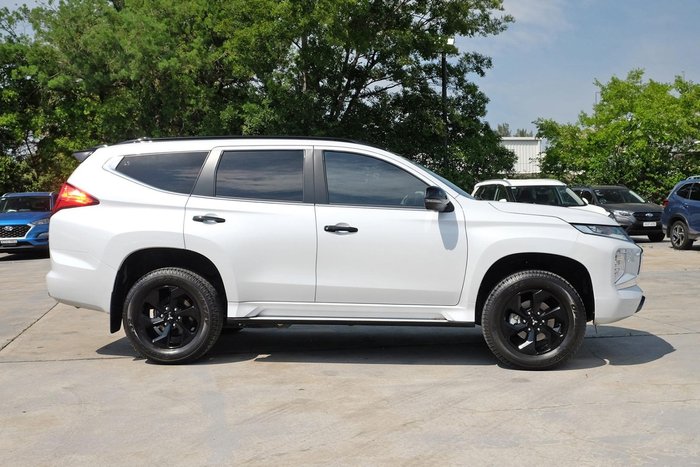 2024 Mitsubishi Pajero Sport GSR QG MY24 4X4 Dual Range White Diamond with Black Roof