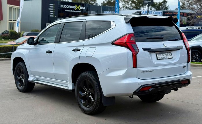 2024 Mitsubishi Pajero Sport GSR QG MY24 4X4 Dual Range White Diamond with Black Roof