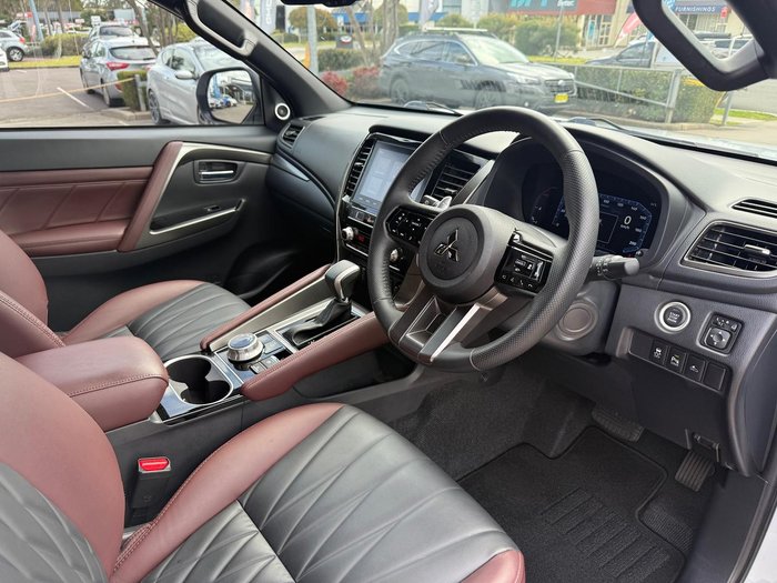 2024 Mitsubishi Pajero Sport GSR QG MY24 4X4 Dual Range White Diamond with Black Roof