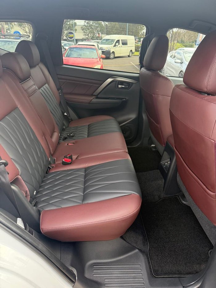 2024 Mitsubishi Pajero Sport GSR QG MY24 4X4 Dual Range White Diamond with Black Roof